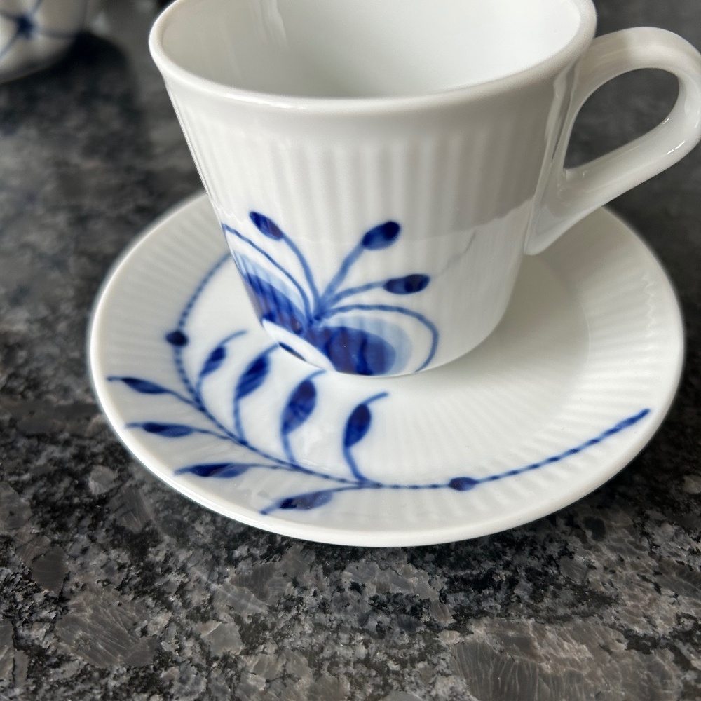 Royal Copenhagen Espresso Cup & Saucer